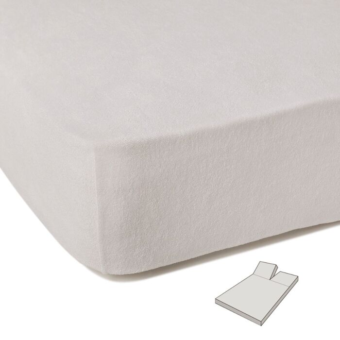 Molton Frottee pour matelas Boxspring avec découpe pratique pour tête de lit