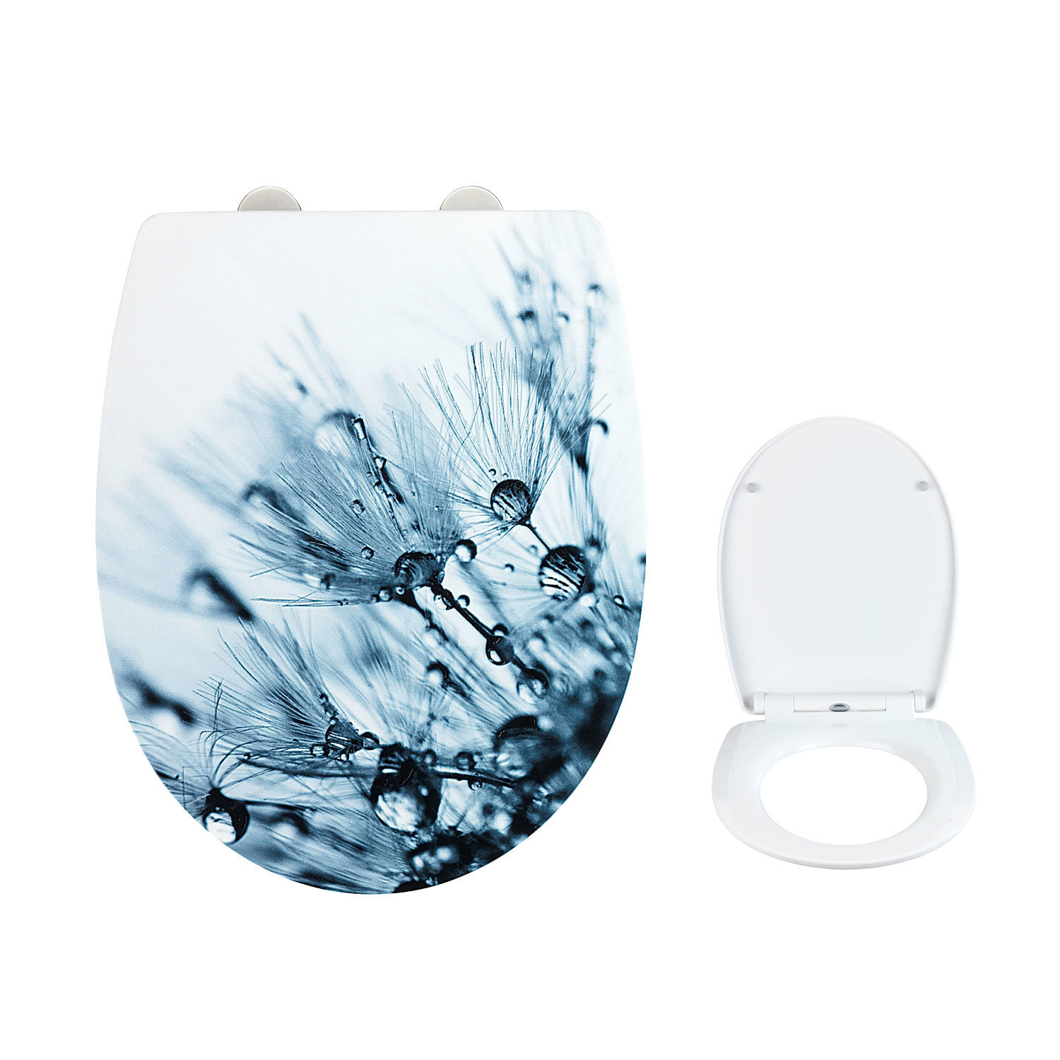 Abattant de WC «Sereno», abaissement automatique Vedia