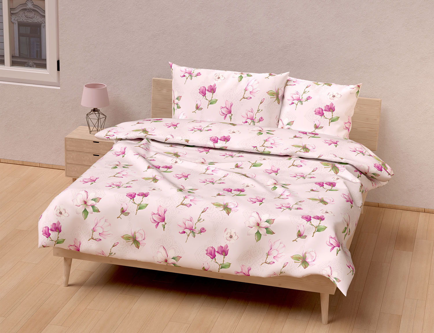 jersey bettwäsche 200x220 cm. 3 teilig set braun 100% Baumwolle/Renforcé Bas Estella bettwäsche