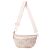 Sac à bandoulière avec fil Lurex doré