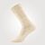 Trachten-Socken mit Zopfmuster und Streifendetail