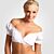 Dirndlbluse mit Spitze