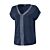 Kurzarm Strick-Shirt, V-Ausschnitt mit Lurexgarn
