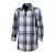 Karierte Long-Flanellbluse von Artime