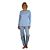 Pyjama long en coton pour dames