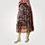 Midi Jupe mit Blumenmuster, A-Linie