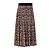Jupe midi avec motif floral, A-ligne