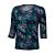 Damen 3/4 Shirt, bedruckt, Rundhalsausschnitt