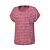 Damen-T-Shirt in Streifen-Design mit raffinierter Burnout-Optik