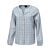 ARTIME Blouse pour femmes, à carreaux, Bleu-Vert