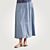Lyocell Midi-Rock im Denim-Look