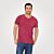 T-shirt homme col V basique, certifié GOTS