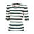 Damen Strick T-Shirt mit Streifenmuster