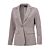 Blazer femme, motif pied-de-poule, un bouton
