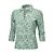 Polo dames zippé pimenté d'un imprimé all-over