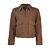 Damen Jacke im Bouclé-Look mit Reissverschluss