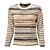 Pull-over dames au look multicolore