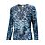 Shirt imprimé à manches longues pour dames