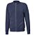 Cardigan en tricot pour hommes avec glissière et col montant