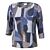 T-shirt imprimé pour dames, manches longues