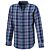 Chemise en flanelle à carreaux, double face grattée