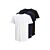 JACK&JONES T-shirts en coton organique, pack de 3, blanc/noir/marine