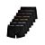 JACK&JONES Boxers, pack de 7, noir