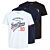 JACK&JONES T-shirts «Crew Neck» avec imprimé, pack de 3