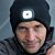 Bonnet en tricot avec LED, rechargeable