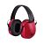 Casque de protection auditive pliable, rouge, SNR 30 dB