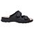 Algemare Mule avec fermeture velcro et semelle intérieure en cuir