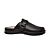 MUBB Pantoufles homme, cuir nappa avec semelle à mémoire