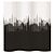 diaqua Textil-Duschvorhang «City», wasserabweisend, Skyline-Design, 180 x 180/200 cm