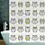 Rideau de douche en PEVA diaqua Owl au motif de hiboux
