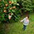 Obstsammler mit 270° Knickgelenk und Klinge, waschbarer Fangbeutel