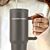 GOURMETmaxx Gobelet isotherme, 1,2 l, avec paille