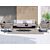 Salon de jardin Palmera, 4 éléments, anthracite, au design moderne