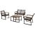 Garten-Sitzgruppe «Luisa», 5-teilig