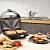 Gourmetmaxx Sandwichgrill 3-in-1, 800 W