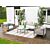Salon de jardin Diamo pour 4 personnes, table comprise