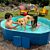 Faltbarer Swimmingpool, ohne Aufpumpen, tragbar und robust