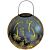 Lanterne solaire LED avec motif floral, lumière blanche chaude
