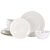 Service Antique en porcelaine, 12 pièces, pour 4 personnes
