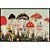 Paillasson Fantasy Mushrooms, 50x75 cm