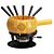 Service à fondue au fromage Nouvel « Parmino », 9 pièces, avec réchaud et fourchettes