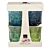 Wasserglas–Set «Elegant», 4-teilig, assortierte Farbverläufe, 35 cl