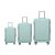 Lot de valises « Tokyo », 3 pièces, avec compartiment extérieur et roulettes doubles 360º