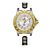 Trauffer montre pour dames avec broderie, bracelet en cuir PU, 34 mm