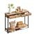 Table console VASAGLE, avec 2 tiroirs et une étagère