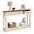 Table console VASAGLE «Rustic», avec 3 tiroirs et une étagère